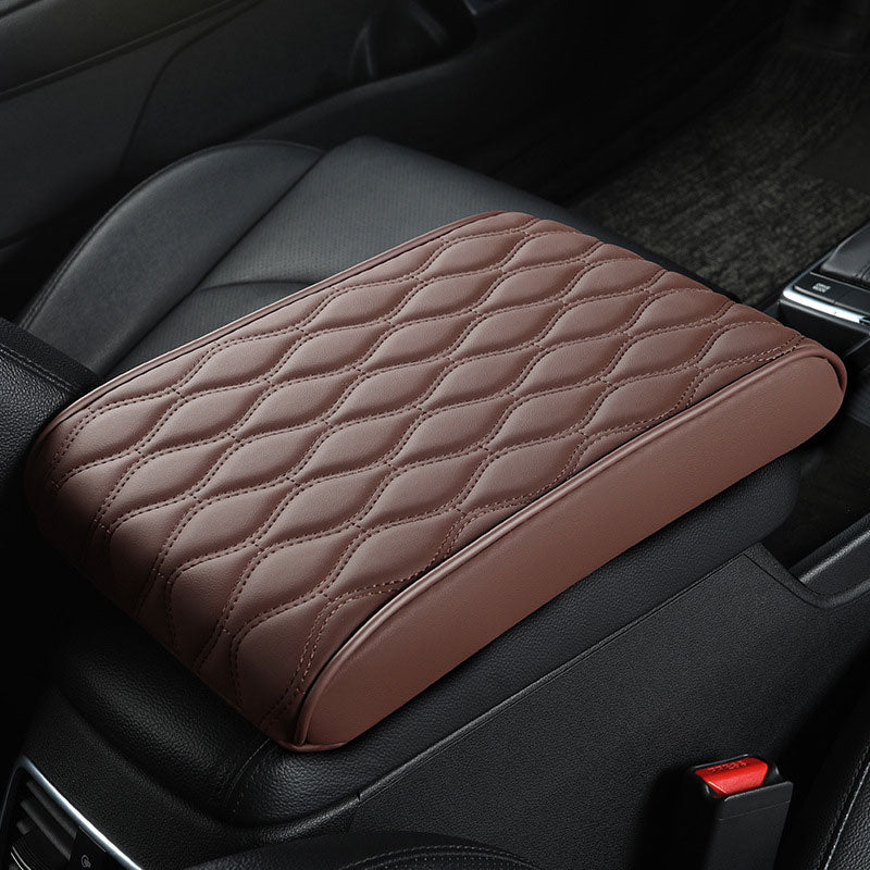 Leather Car Armrest Box Pad