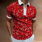 Men'S Polo Shirt Print Short-Sleeved T-Shirt