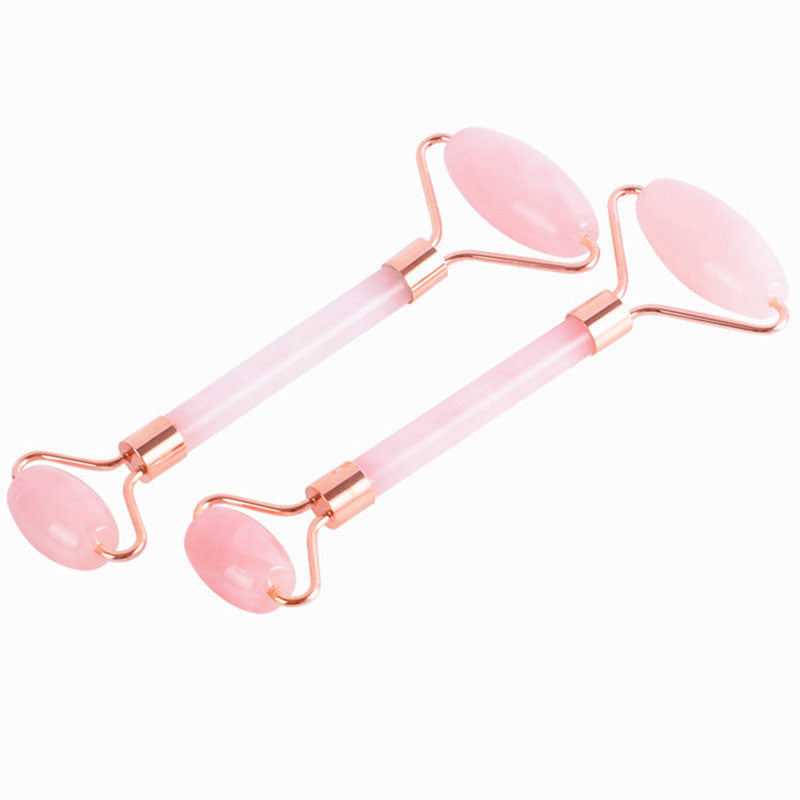 Jade Crystal Roller and Gua Sha Set - Includes Anti-Aging Facial Roller and Gua Sha Facial Tool