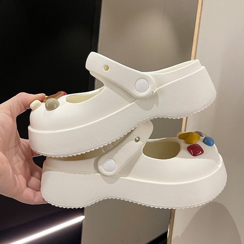 Baotou Half Drag Sandals Clogs