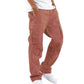 Multi-Pocket Casual Cargo Trousers