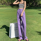 High Waist Colorful Wide Leg Pants