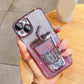 Glitter Three-Dimensional Quicksand Cup Mobile Phone Case