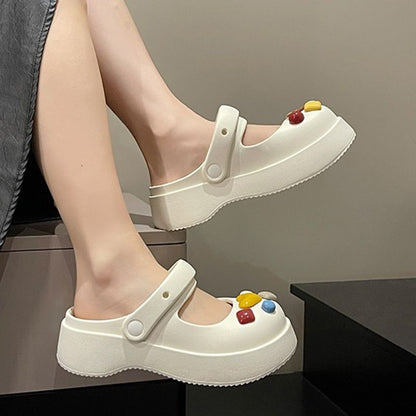 Baotou Half Drag Sandals Clogs