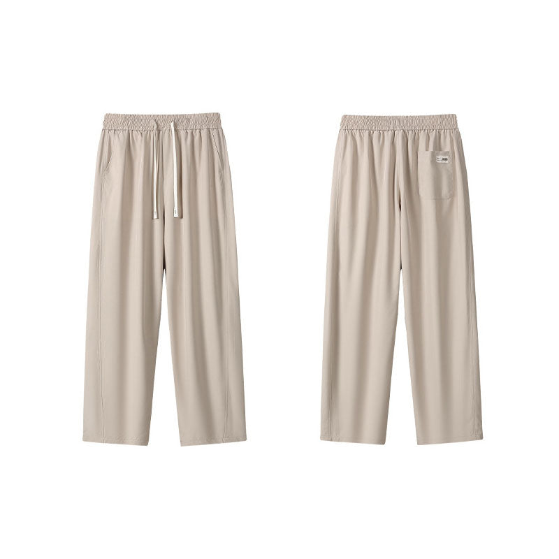 Men'S Straight Wide Leg Pants