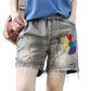 Women'S Embroidered Loose Shorts