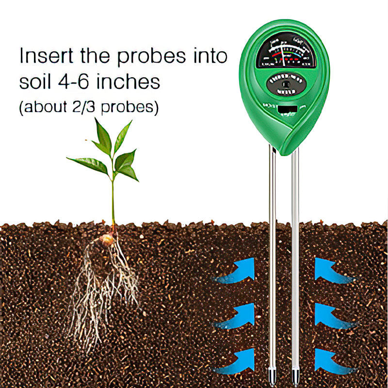 3 in 1 Soil PH Moisture Meter Plant Water Light Tester