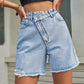 High Waist Loose Slim Denim Shorts