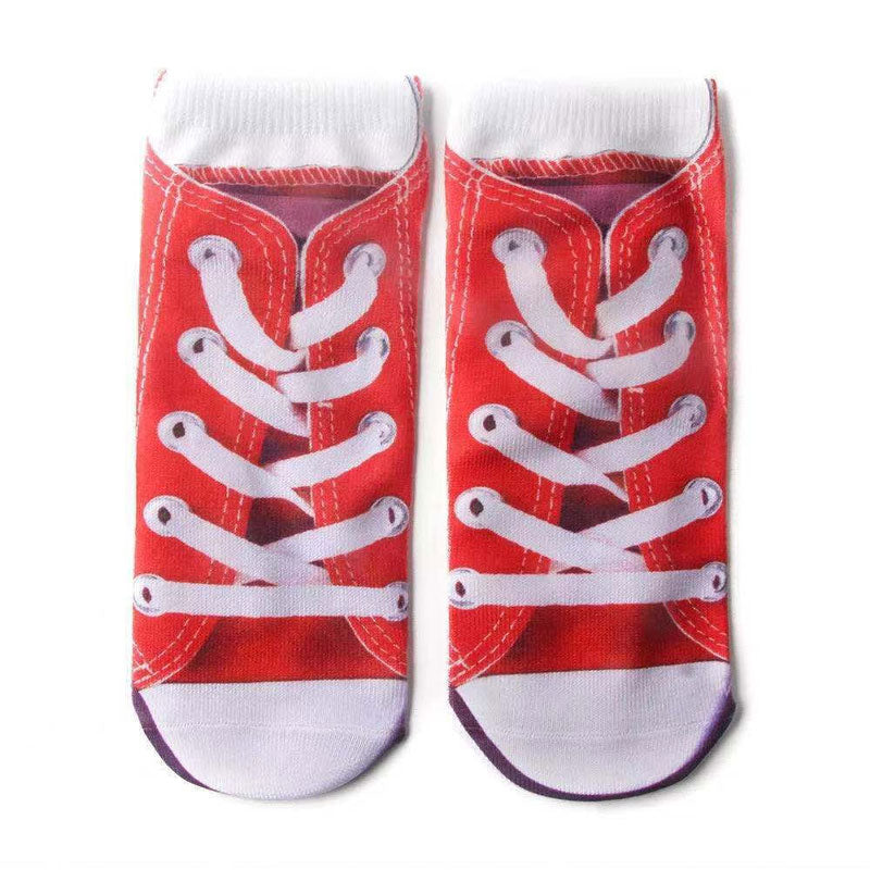 3D Graphic Fun Flip Flop Socks