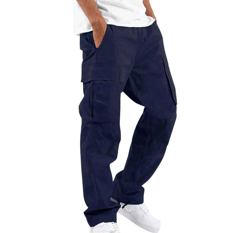 Multi-Pocket Casual Cargo Trousers