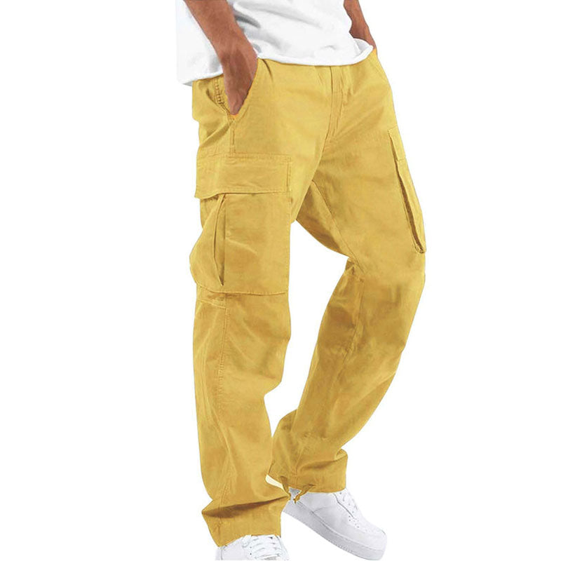 Multi-Pocket Casual Cargo Trousers