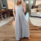 Loose Casual One-Piece Wide-Leg Overalls