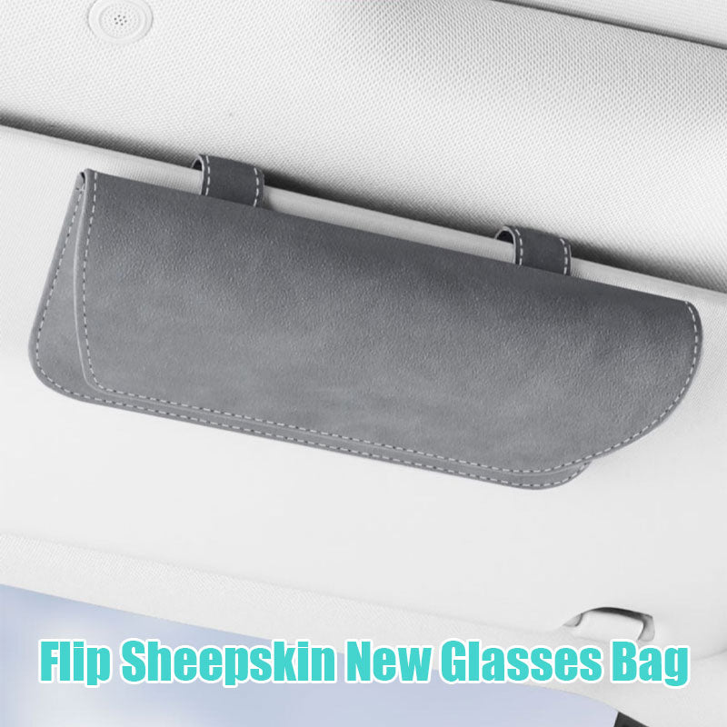 Flip Sheepskin New Glasses Bag