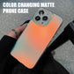 Color Changing Matte Phone Case