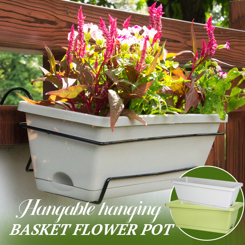 Rectangular Water Storage Flower Pot