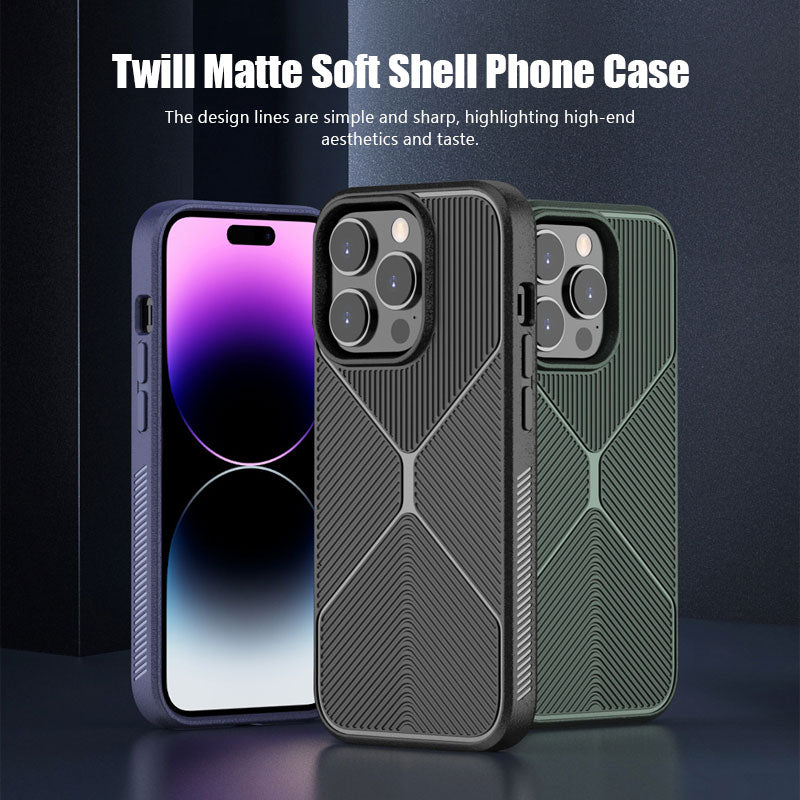 Twill Matte Soft Shell Phone Case