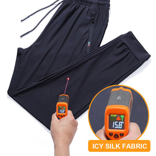 Silk Quick Dry Pants Sports Trousers