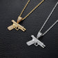 Creative Diamond Hip Hop Small Pistol Necklace