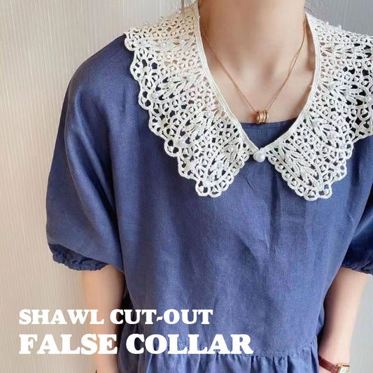 Hollow Shawl Fake Collar