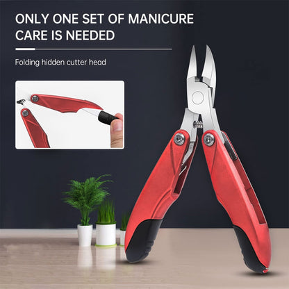 Stainless Steel Foldable Eagle Pliers Toe Nail Clippers