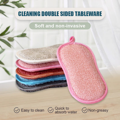 Reusable Household Cleaning Double Sided Tableware