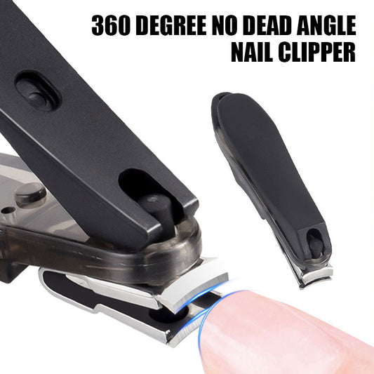 360 Degree No Dead Angle Nail Clipper