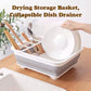 Drying Storage Basket, Collapsible Dish Drainer