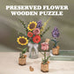 Preserved Flower Wooden Puzzle