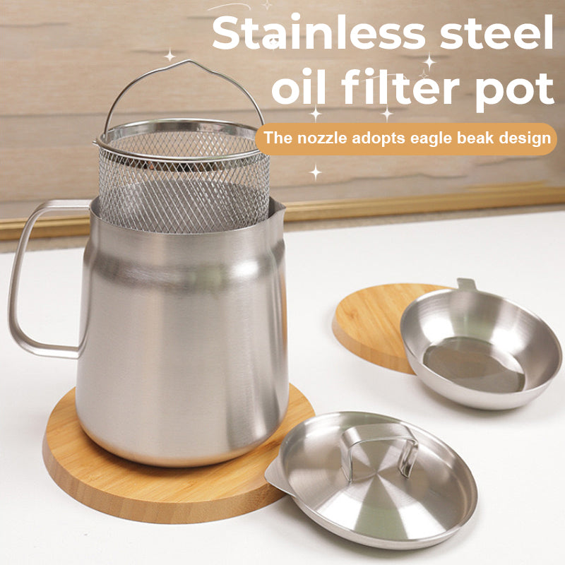 Stainless Steel Oil Filter Pot