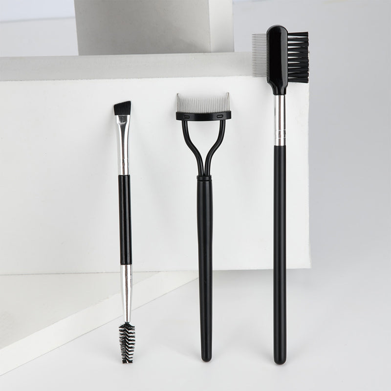 Stainless Steel Double-Ended Brush Mascara Brush