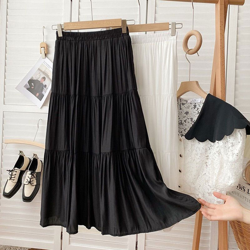 Versatile Lace Hollow Skirt