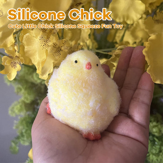 Cute Little Chick Silicone Squeeze Fun Toy