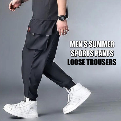 Men'S Summer Sports Pants Loose Trousers