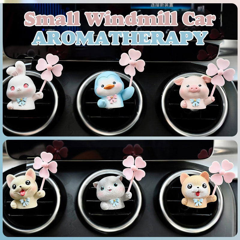 Cartoon Rotatable Small Windmill Car Aromatherapy