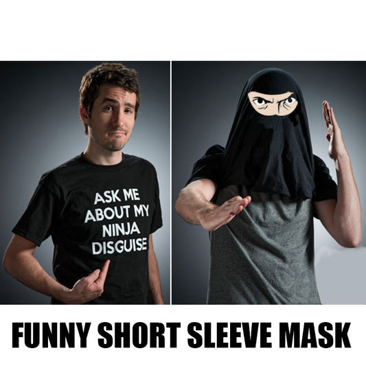 Funny Short Sleeve Mask