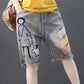 Women'S Embroidered Loose Shorts