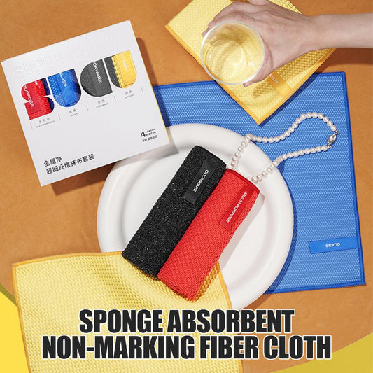 Sponge Absorbent Non-Marking Fiber Cloth