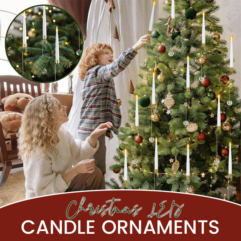 Christmas LED Candle Ornaments(12 pcs/set)