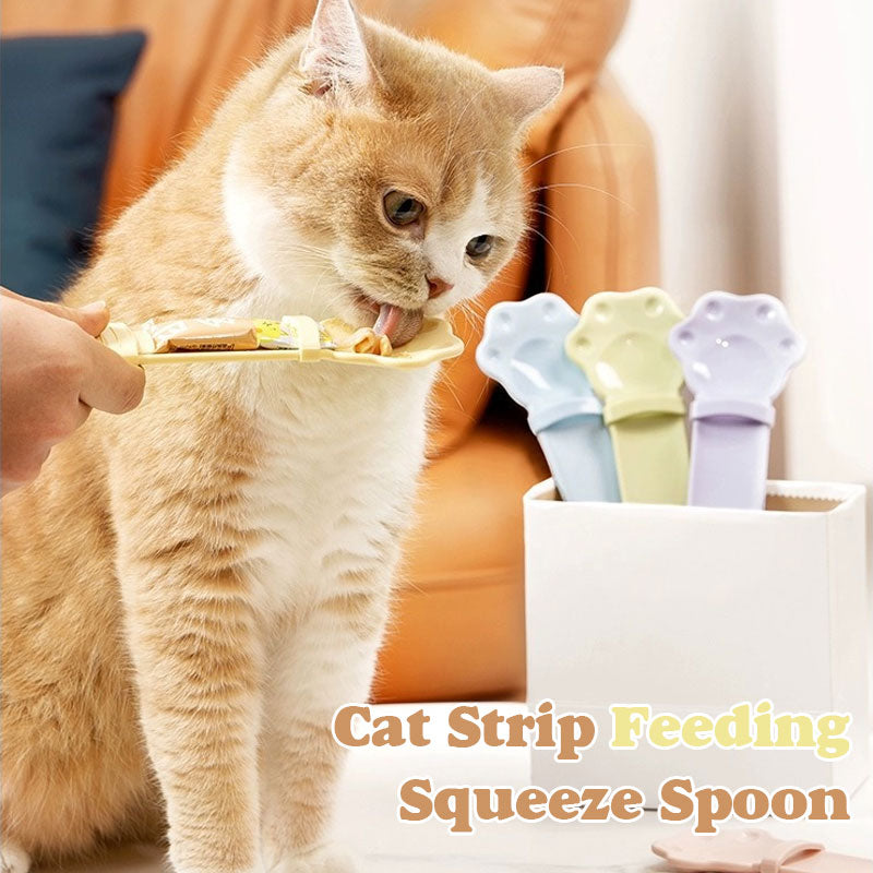 Cat Strip Feeding Squeeze Spoon🐾