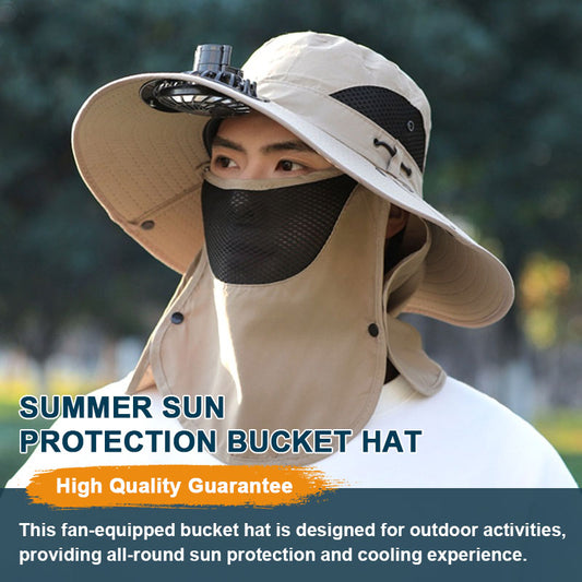 Summer Sun Protection Bucket Hat