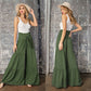 Pleated Wide-Leg Pants