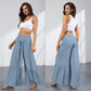 Pleated Wide-Leg Pants