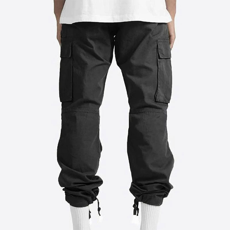 Multi-Pocket Casual Cargo Trousers