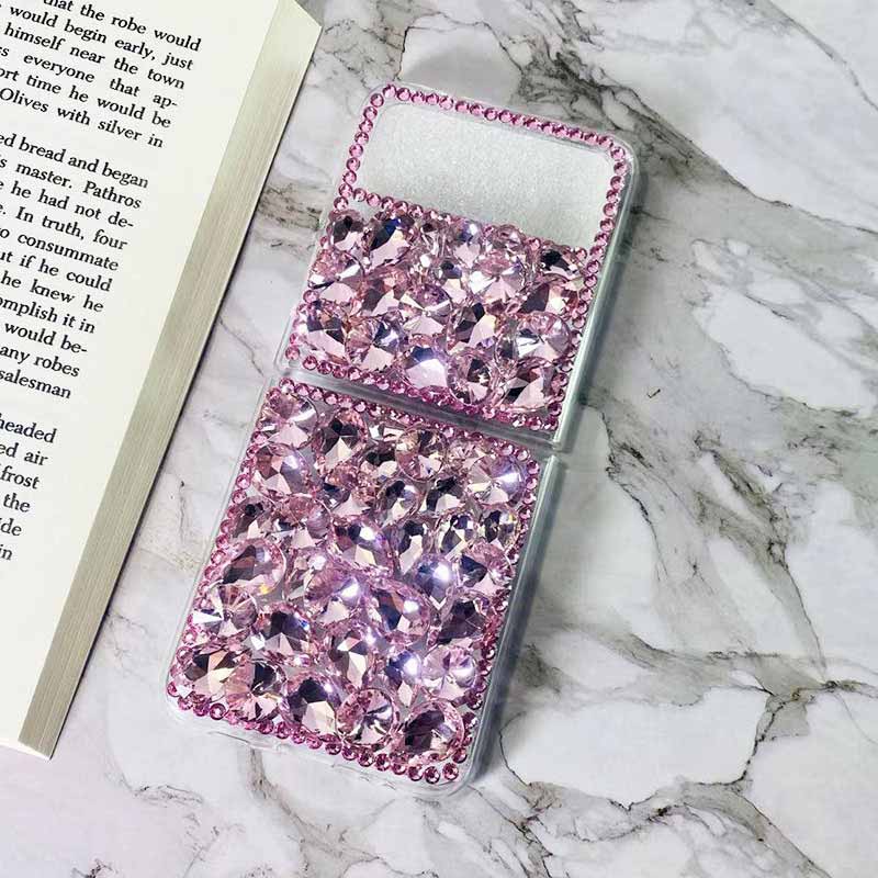 Rhinestone Folding Screen Phone Case