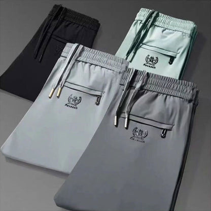 Ice Silk Stretch Men's Casual Pants