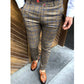 Printed Men'S Slim-Fit Trousers