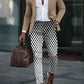 Printed Men'S Slim-Fit Trousers