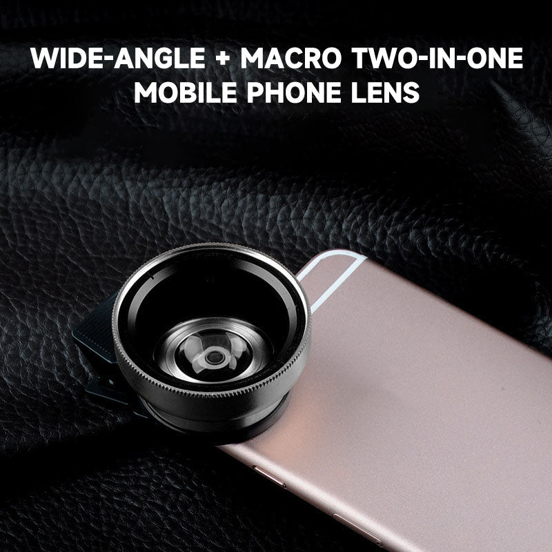 Wide-Angle + Macro Two-In-One Mobile Phone Lens