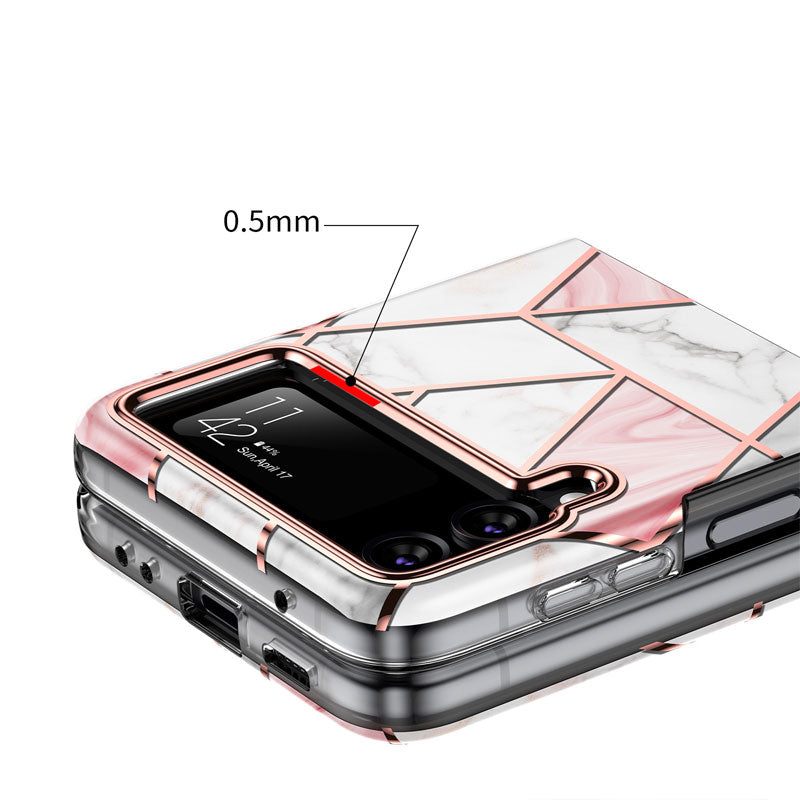 Folding Screen Tpu Marble Phone Case