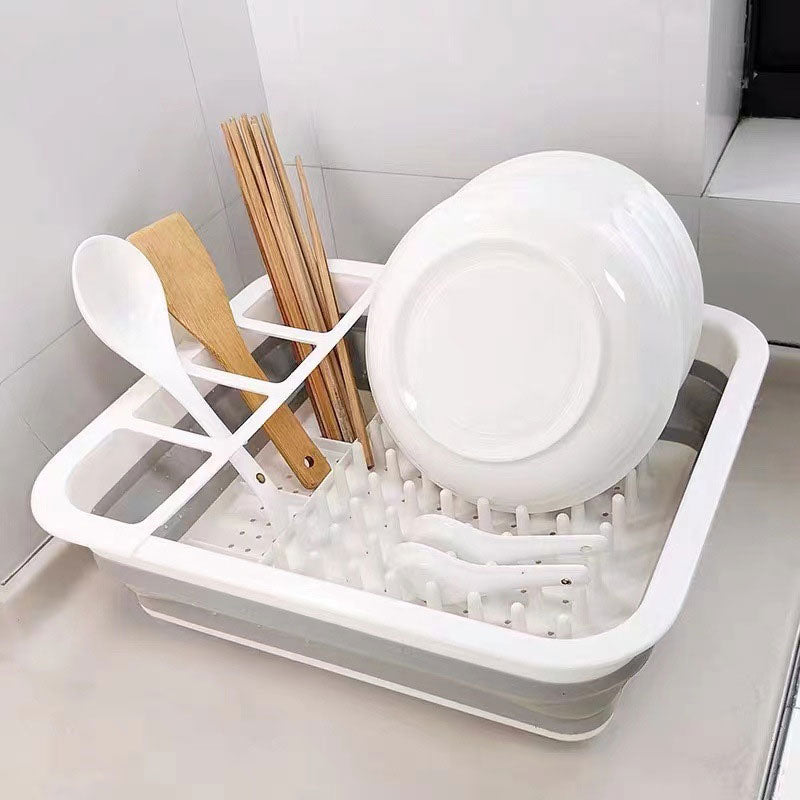 Drying Storage Basket, Collapsible Dish Drainer